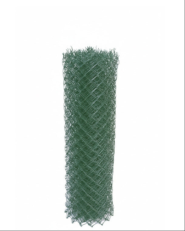 Green PVC-Coated Chain-Link Fence