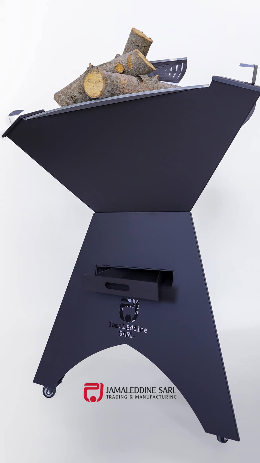 Charcoal Triangle Griddle Grill