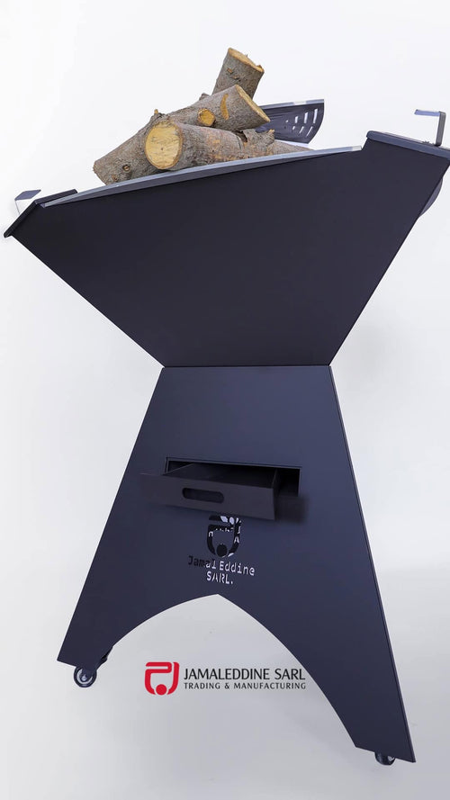 Charcoal Triangle Griddle Grill
