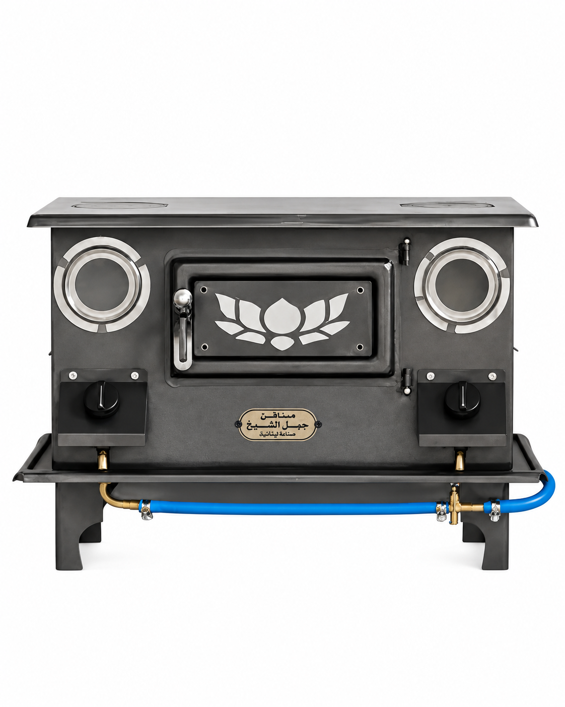 Double-Burner Gas Stove – With Ignition and Oven