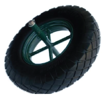 Pneumatic Wheel with 4-Stick Rim