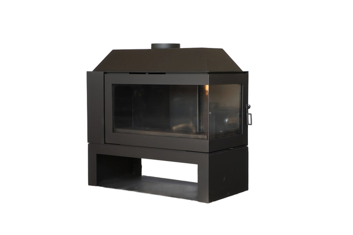 Panoramic Wood Firebox - Built-In / Freestanding