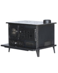 Wood Stove with Side Ash Drawer & Glass